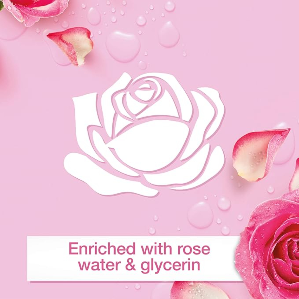 Johnson's, Body Lotion Vita-Rich Soothing Rose Water, Nourishing and hydrating body lotion, 400ml