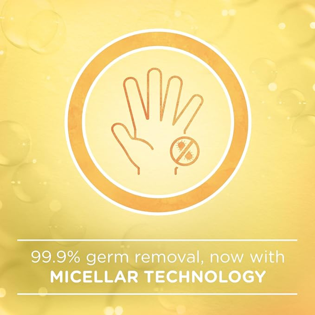 Johnson's, Hand Wash Anti-Bacterial Micellar Lemon, Gentle antibacterial hand wash with lemon scent, 300ml