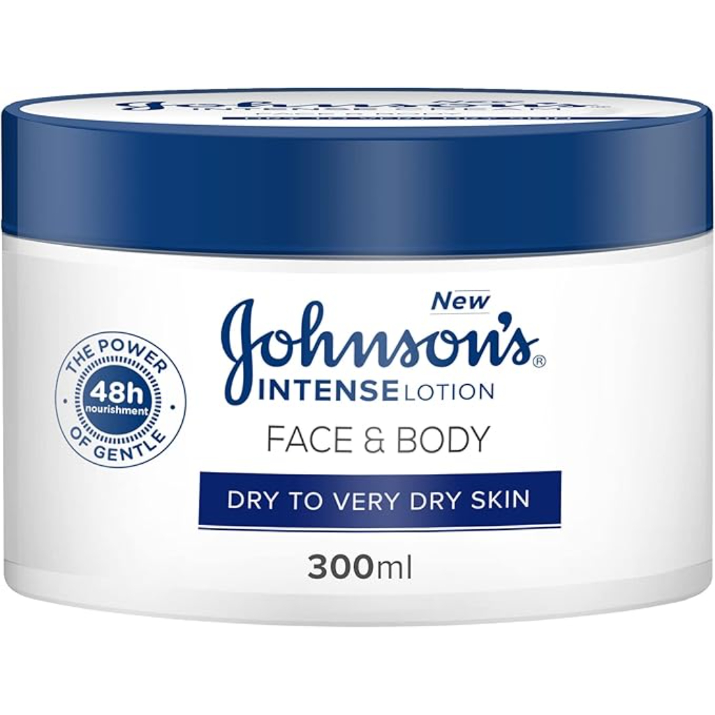 Johnson's Intense Cream Face & Body 300ml