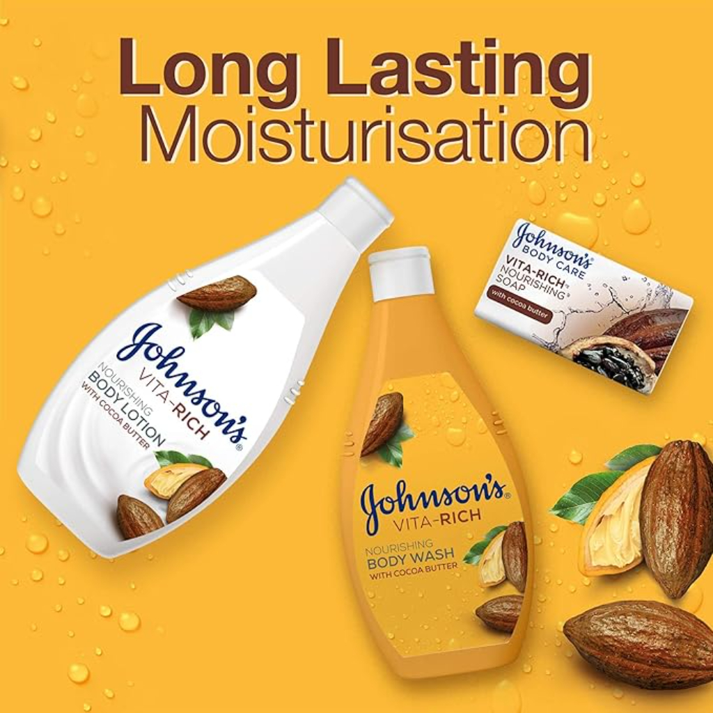 Johnson’s, Body Wash Vita-Rich Nourishing Cocoa Butter, Moisturizing body wash with cocoa butter, 250ml