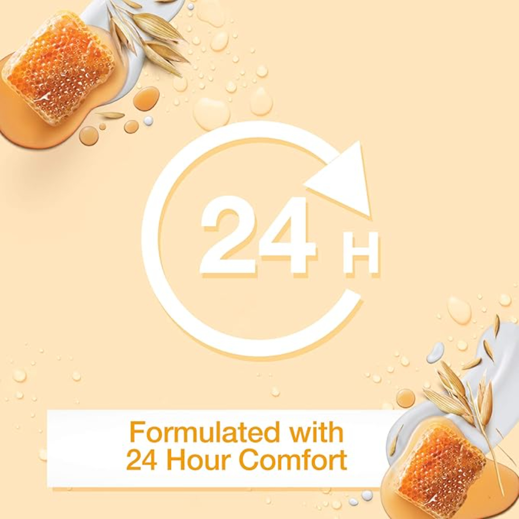 Johnson's, Body Wash Vita-Rich with Yogurt Honey & Oats, Nourishing body wash for soft hydrated skin, 400ml