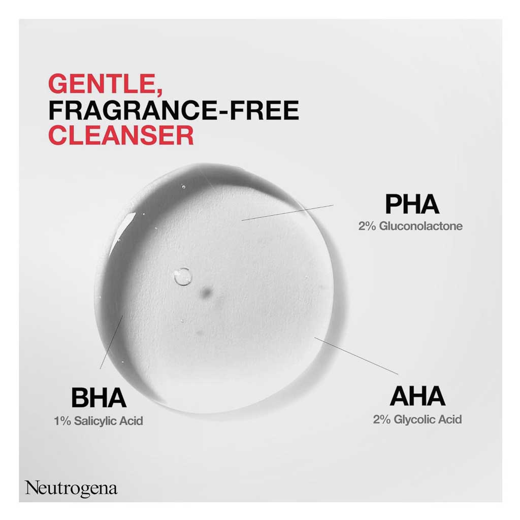 Neutrogena, Oil Free Spot Controlling Face Wash, Deep cleansing wash for acne-prone skin, 200 ml