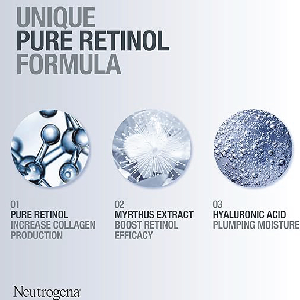 Neutrogena, Retinol Boost Day Cream, Anti-aging cream with retinol and SPF 15, 50 ml