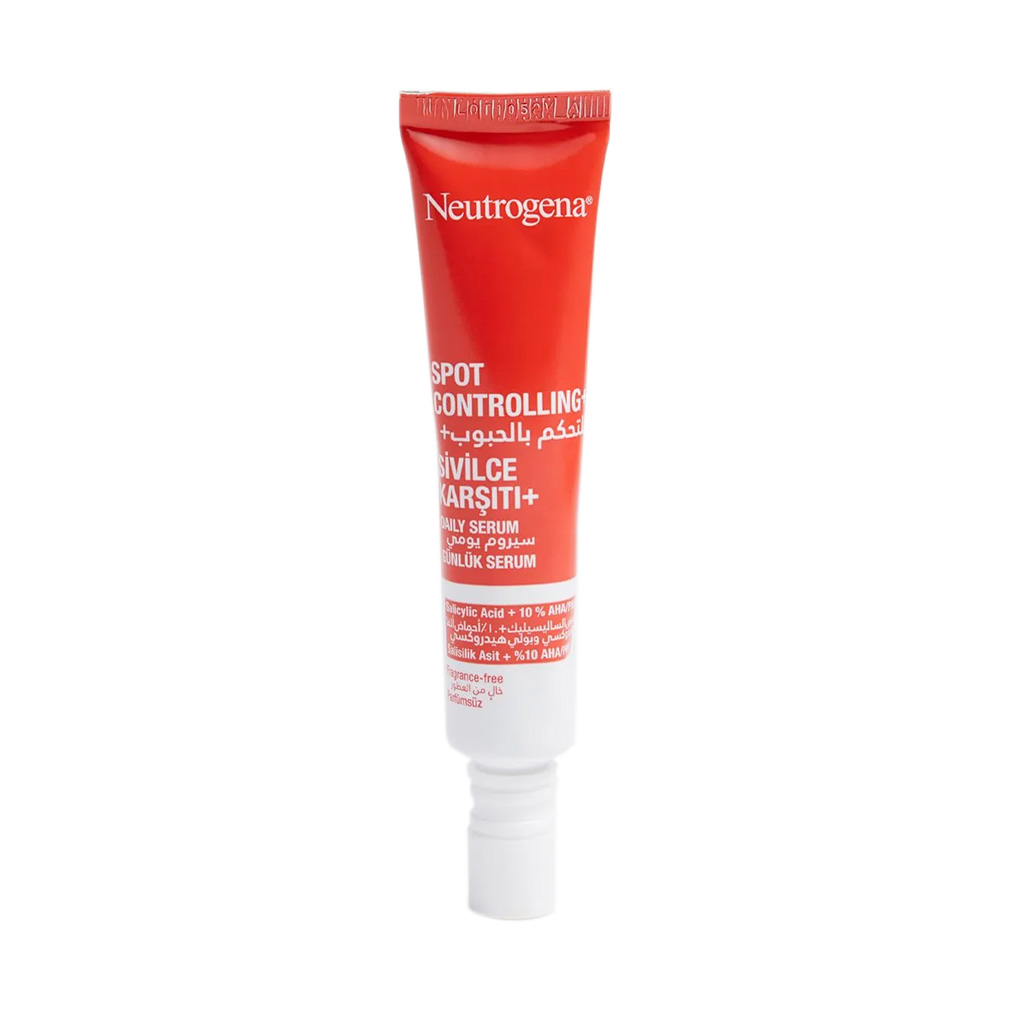 Neutrogena, Spot Controlling+ Daily Serum, Targeted serum for acne-prone skin, 30 ml