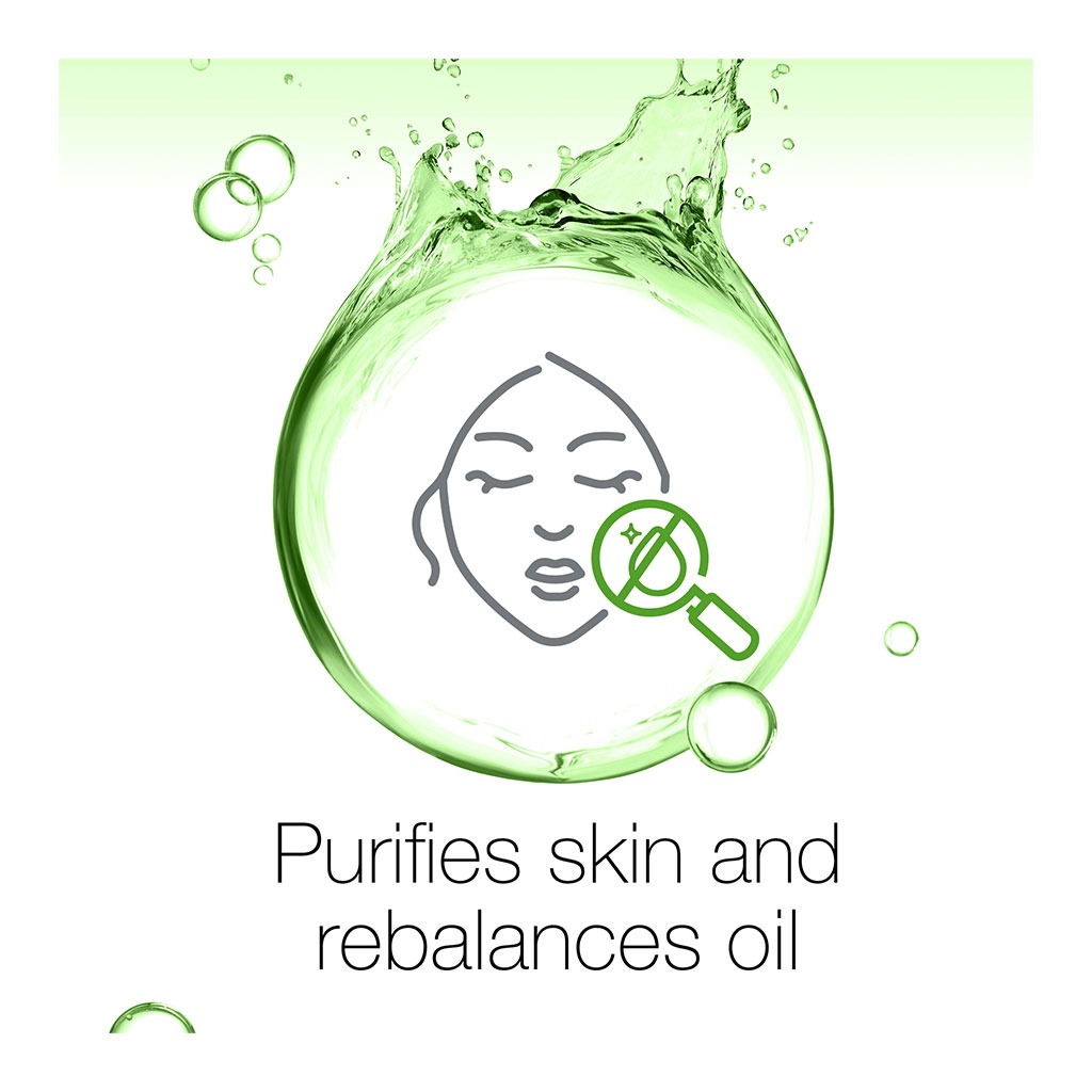 Neutrogena, Oil Balancing Exfoliator Lime & Aloe Vera, Refreshing face scrub for oily skin, 150 ml