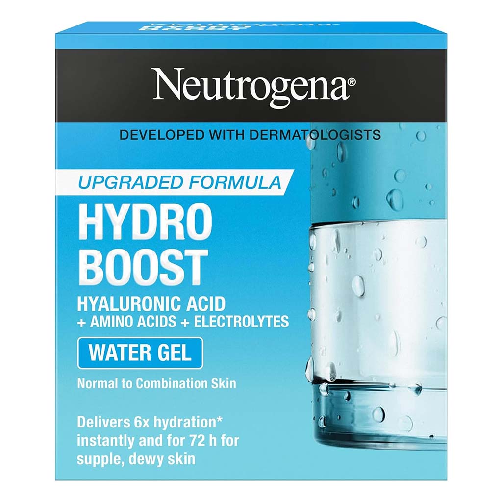 Neutrogena, Hydro Boost Water Gel Face Moisturizer, Hydrating gel for normal to combination skin, 50ml