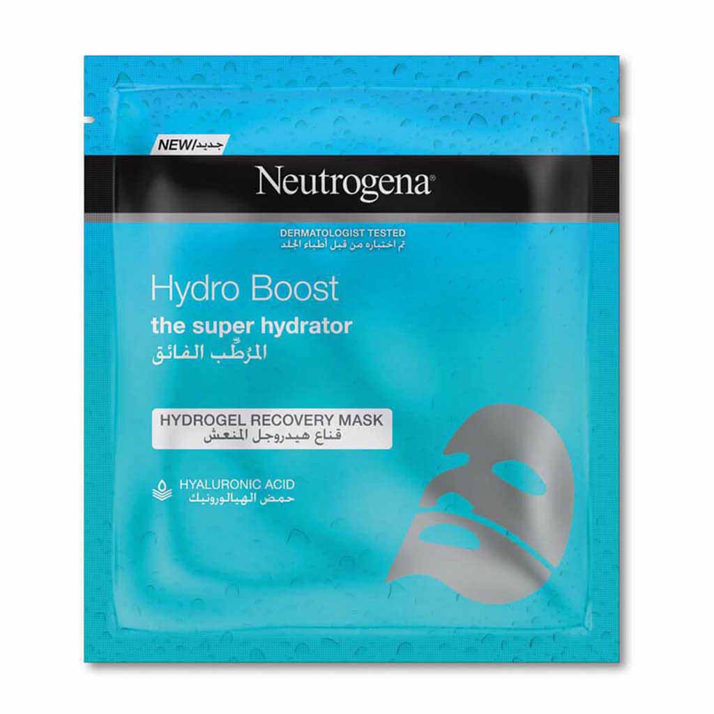 Neutrogena, Hydro recovery mask, Hydrating facial mask for dry skin repair, 30 ml
