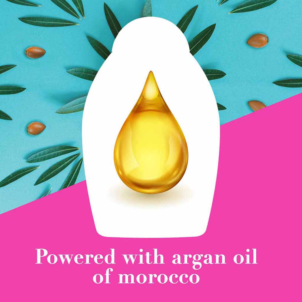OGX, Hydrate & Revive Argan Oil of Morocco Shampoo, Moisturizing shampoo with argan oil for dry hair, 385ml