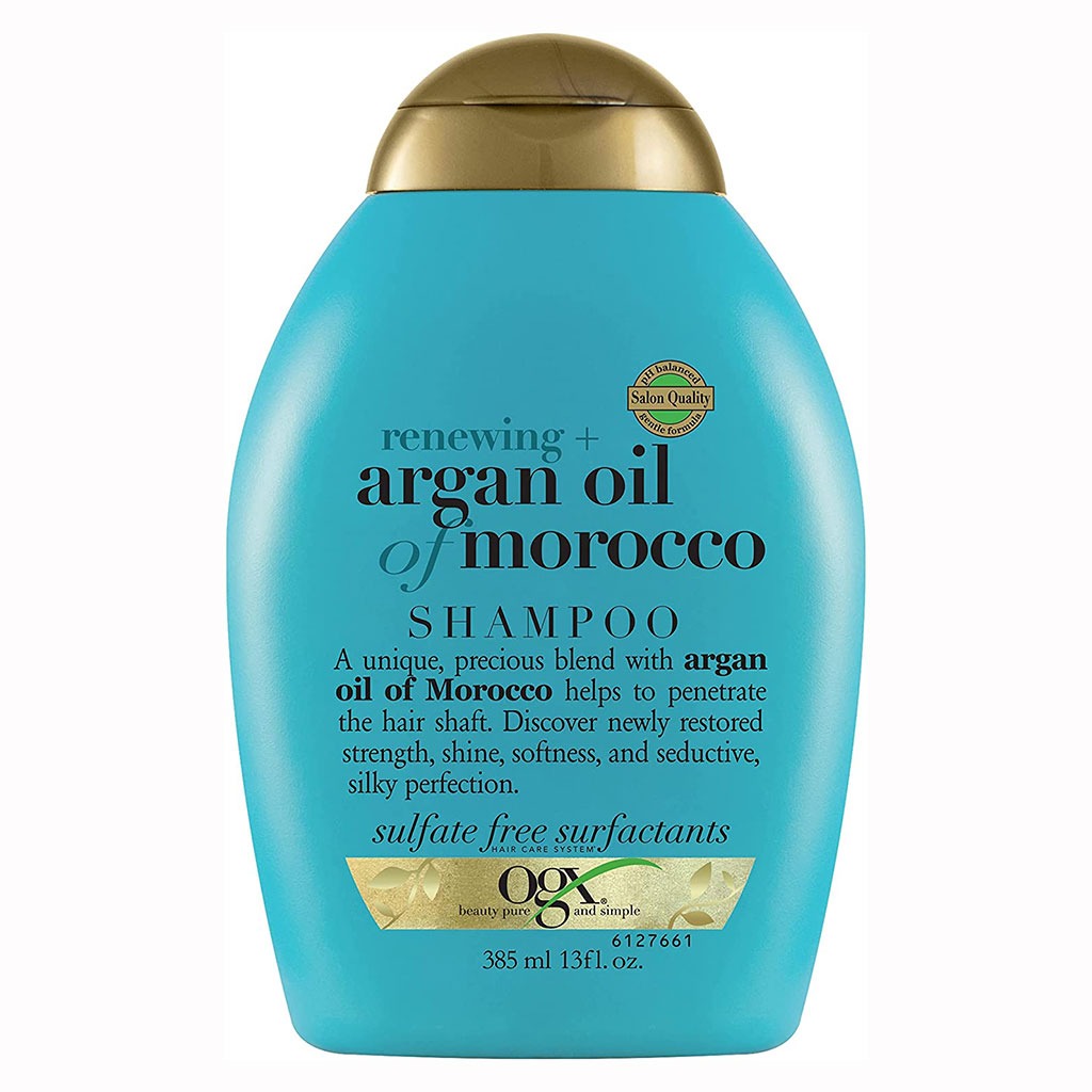 OGX, Argan oil of Morocco shampoo, Nourishing shampoo for smooth shiny hair, 385ml