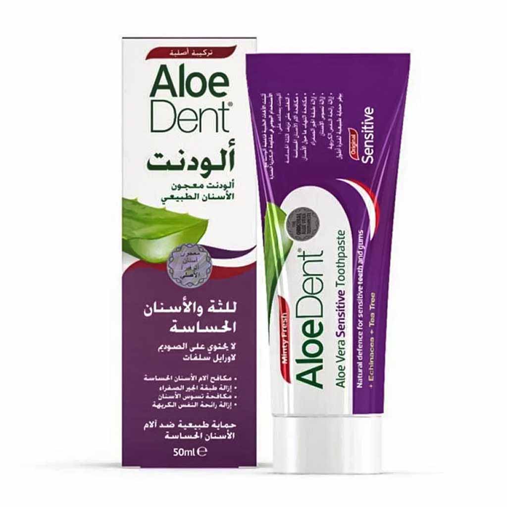 Aloe Dent Toothpaste Anti Cavity Sensitive Minty Fresh 100ml