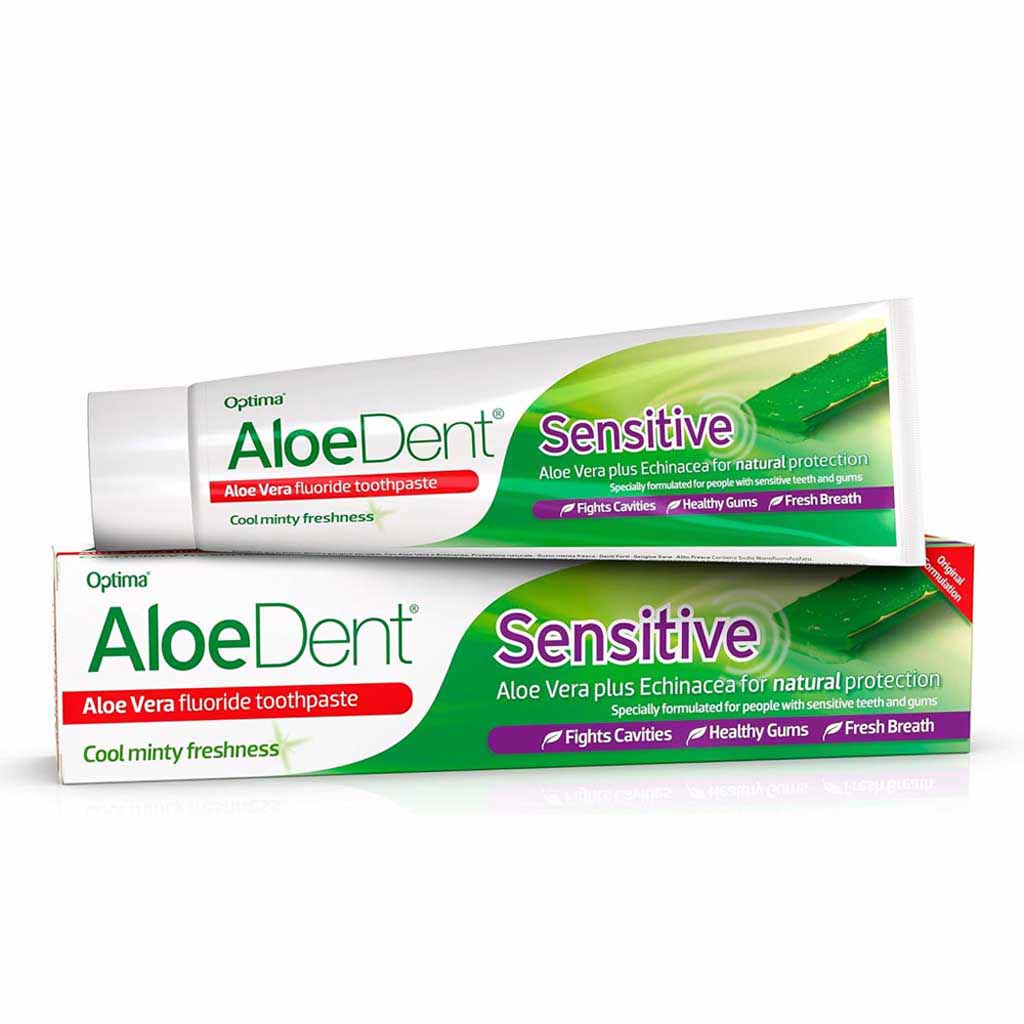 Aloe Dent, Toothpaste sensitive cool minty, Gentle toothpaste for sensitive teeth, 100 ml
