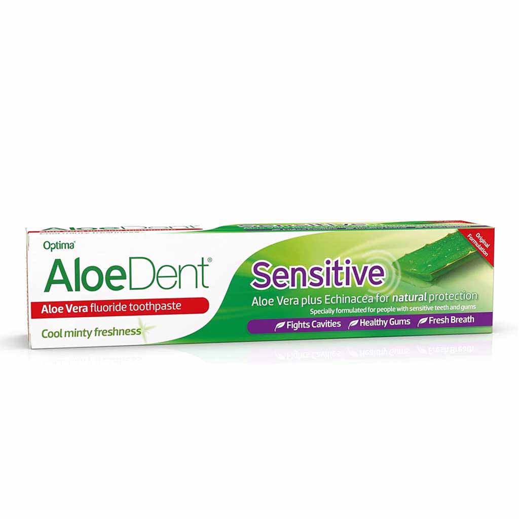Aloe Dent, Toothpaste sensitive cool minty, Gentle toothpaste for sensitive teeth, 100 ml