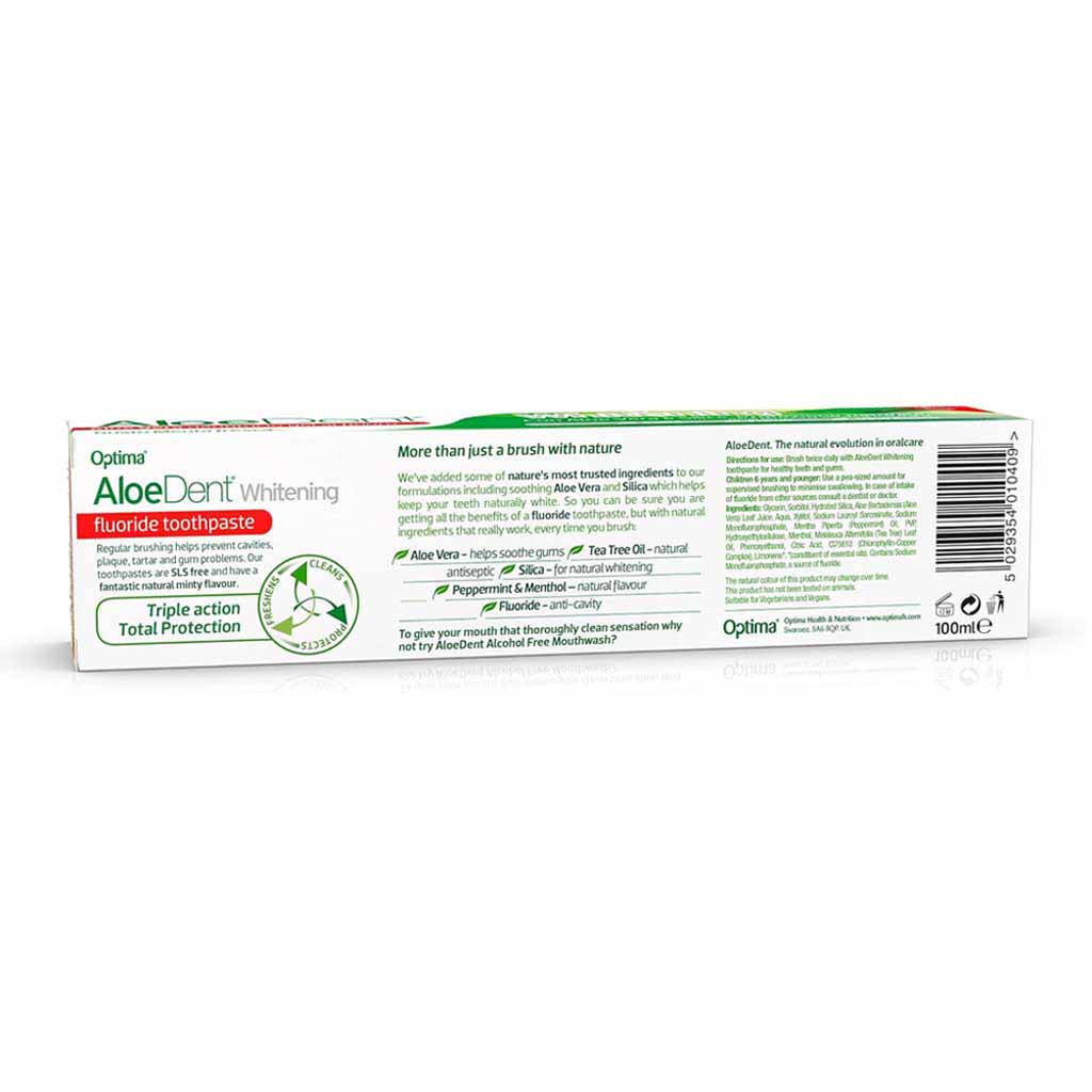 Aloe Dent, Toothpaste Whitening Cool Minty Freshness, Whitening toothpaste with refreshing mint flavor, 100 ml
