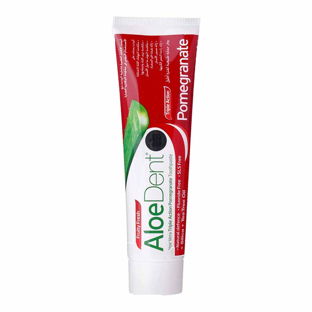 Aloe Dent Toothpaste Triple Action Pomegranate 100ml