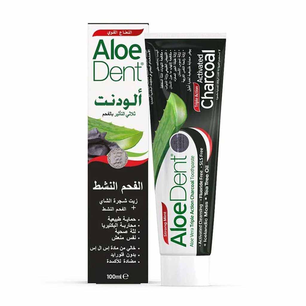 Aloe Dent Toothpaste Charcoal 100ml
