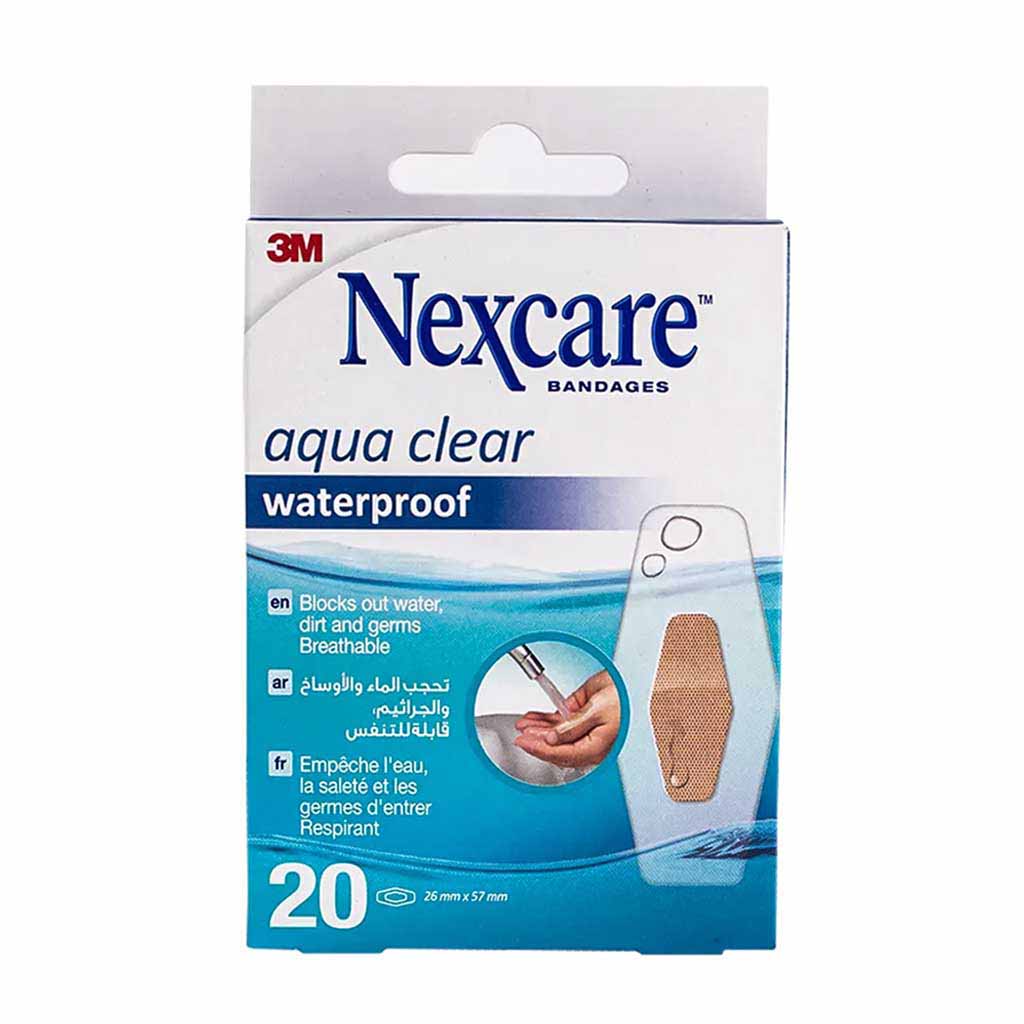 Nexcare 3M Aqua Clear Waterproof 20 Bandages