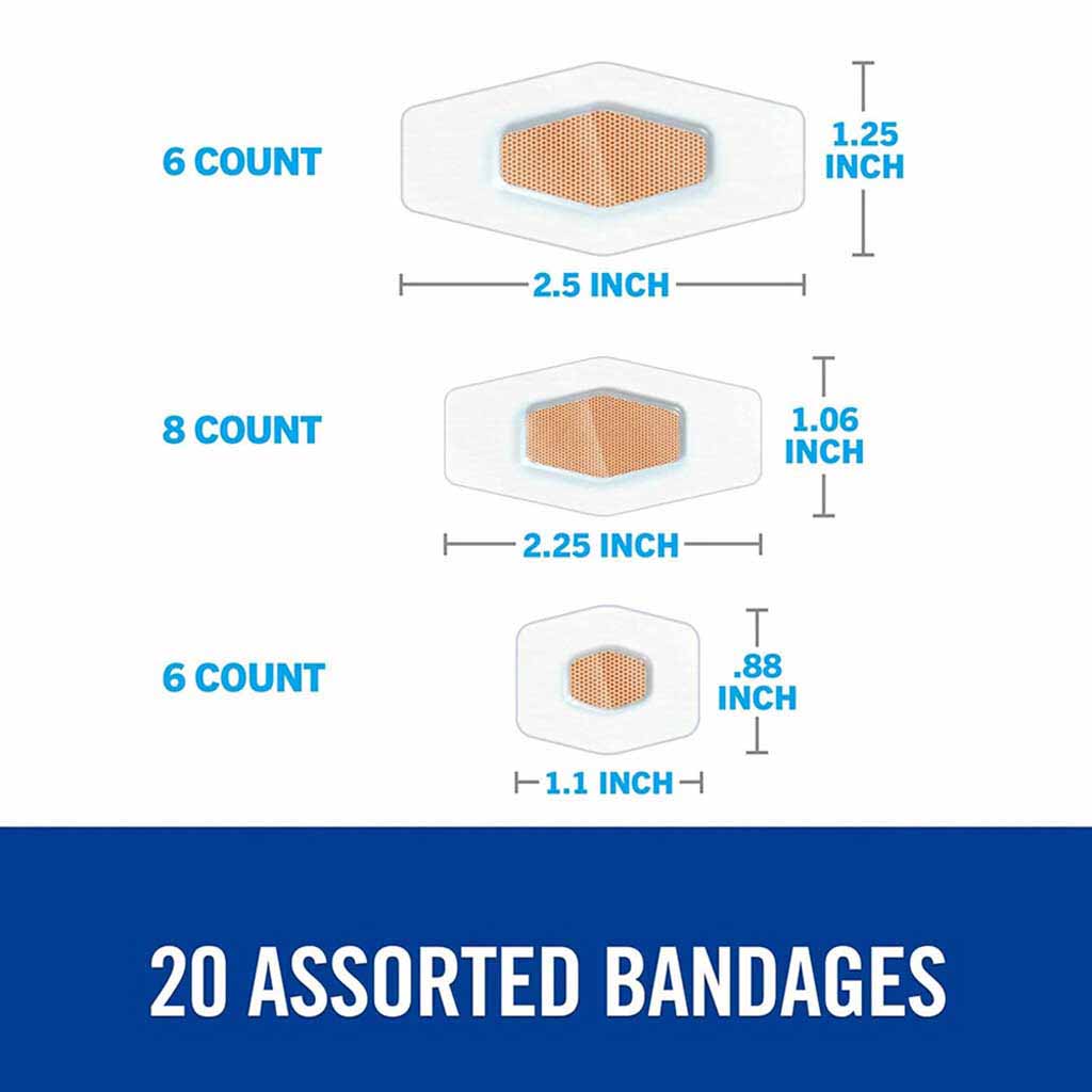Nexcare 3M Aqua Clear Waterproof 20 Bandages