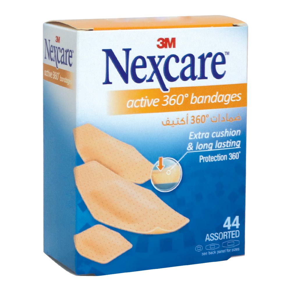 3M Nexcare, Active 360 bandage, Flexible breathable bandage for active lifestyles
