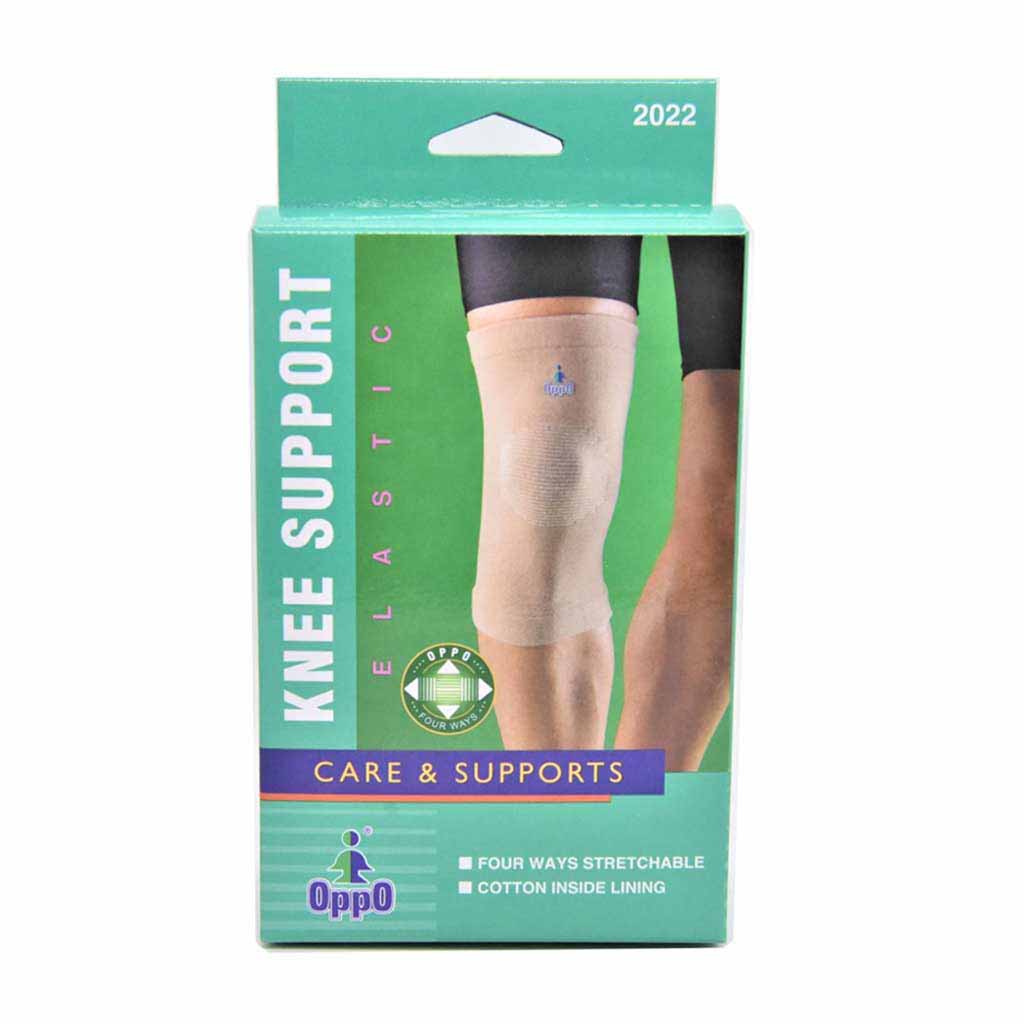 Oppo, Elasticated Knee Support Extra Large, Stretchable knee support brace, extra large size