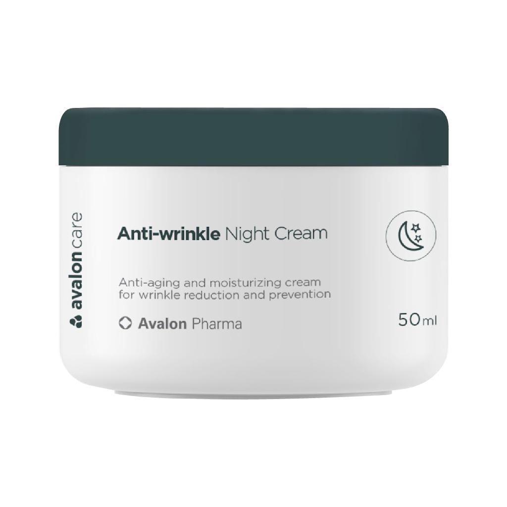Avalon Care, Anti-Wrinkle Night Cream, Intensive night cream for wrinkle reduction, 50 ml