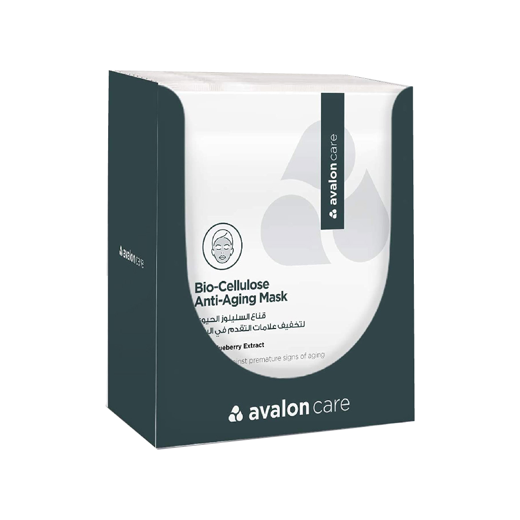 Avalon Care, Bio-cellulose anti-aging mask, Hydrating facial mask with anti-aging properties