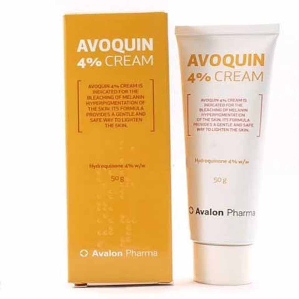 Avalon, Hydroquinone Avoquin Cream 4%, Skin lightening cream for hyperpigmentation, 50ml