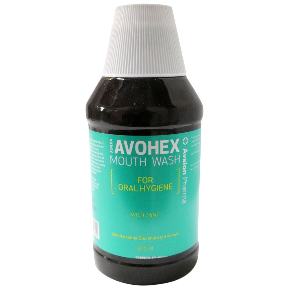 Avohex, Mouthwash, Antibacterial oral rinse for fresh breath, 300ml