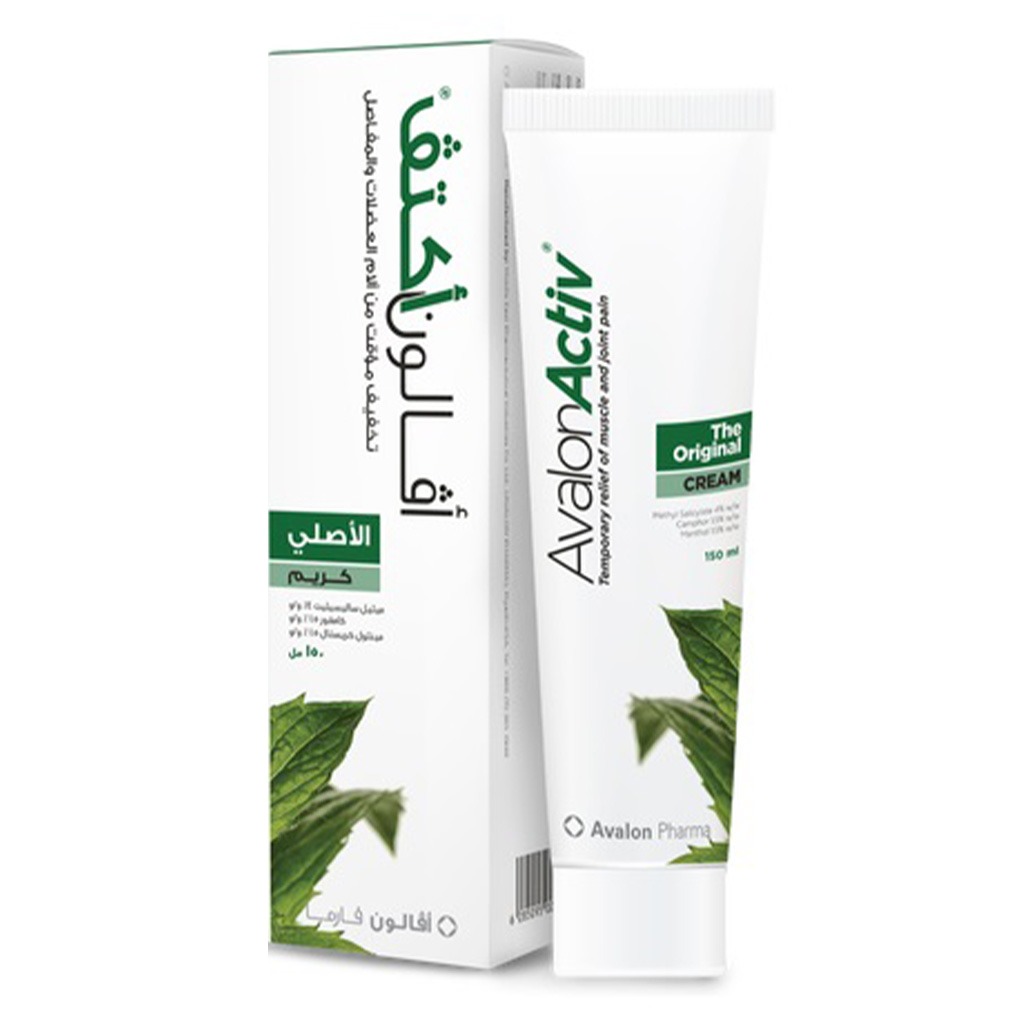 Avalon Activ, The Original Cream For Muscle & Joint Pain Relief, Fast-acting pain relief cream, 150ml