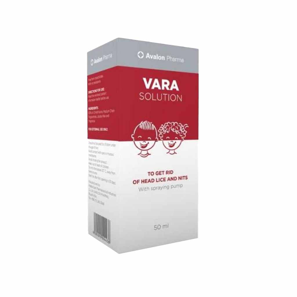 Avalon Vara, Anti Lice Solution, Effective treatment solution for lice removal, 50ml