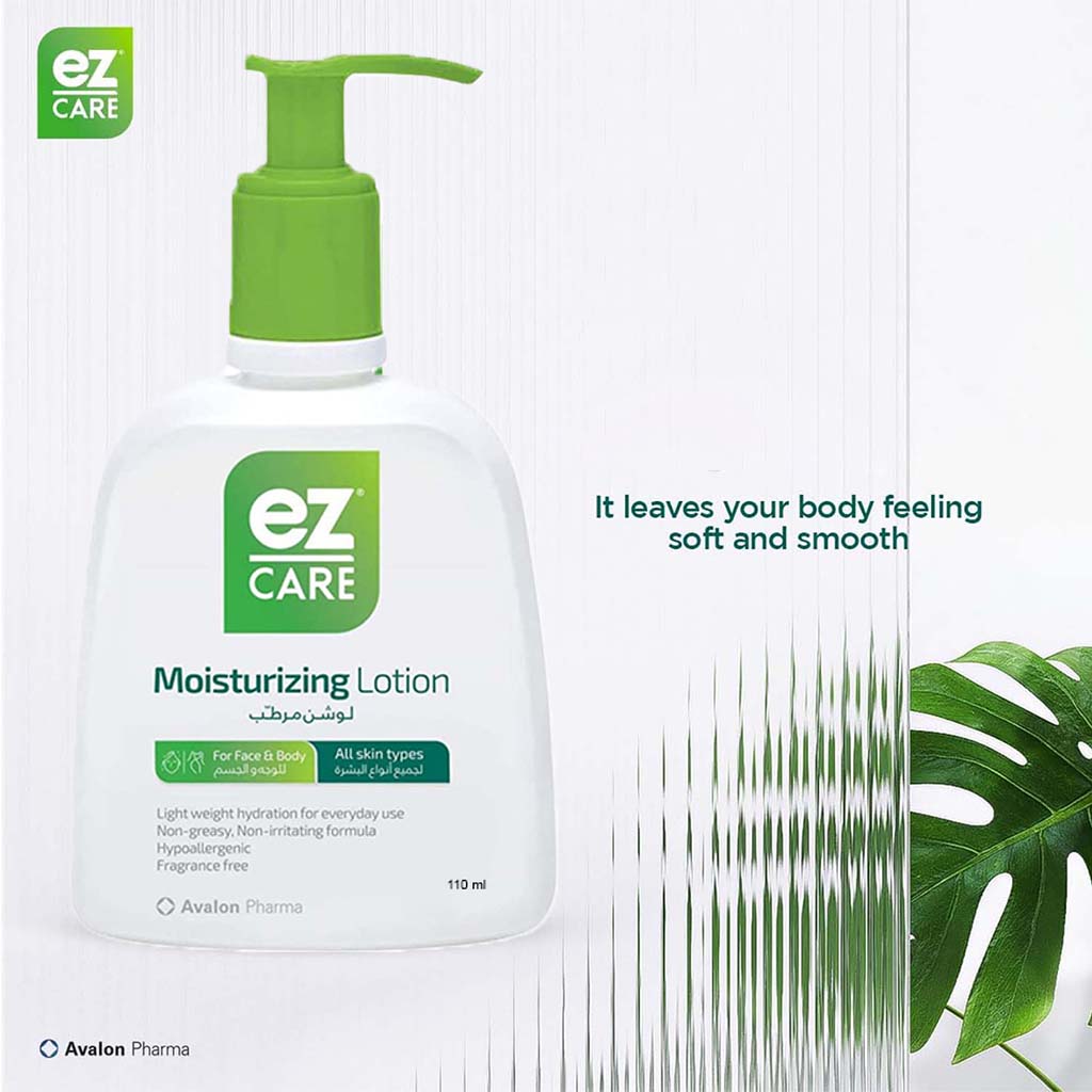 Avalon, Ez Care Moisturizing Lotion for Face & Body, Hydrating lotion for face and body, 110ml