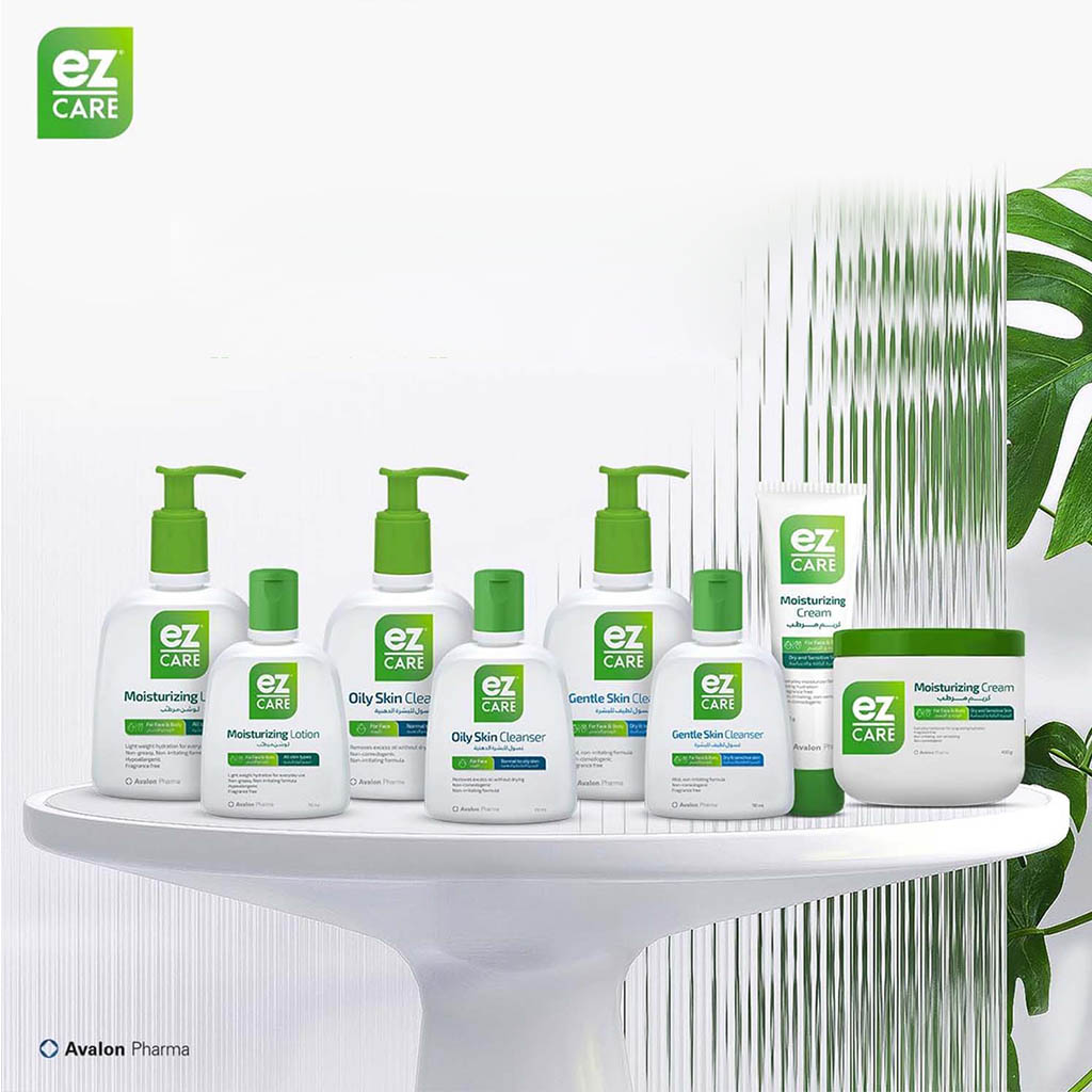 Avalon, Ez Care Moisturizing Cream, Face and body moisturizer for dry and sensitive skin, 450g