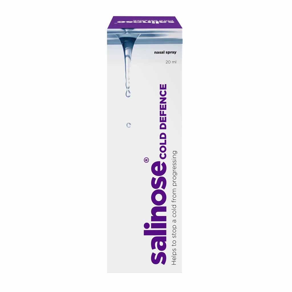 Salinose, Cold Defense Microgel Spray, Soothing spray to relieve cold symptoms, 20ml