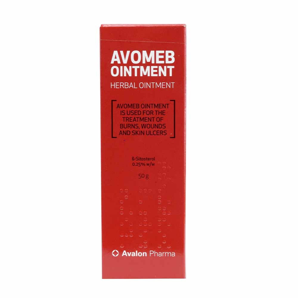 Avalon, Avomeb Ointment, Antibacterial ointment for skin infections and wounds, 30g