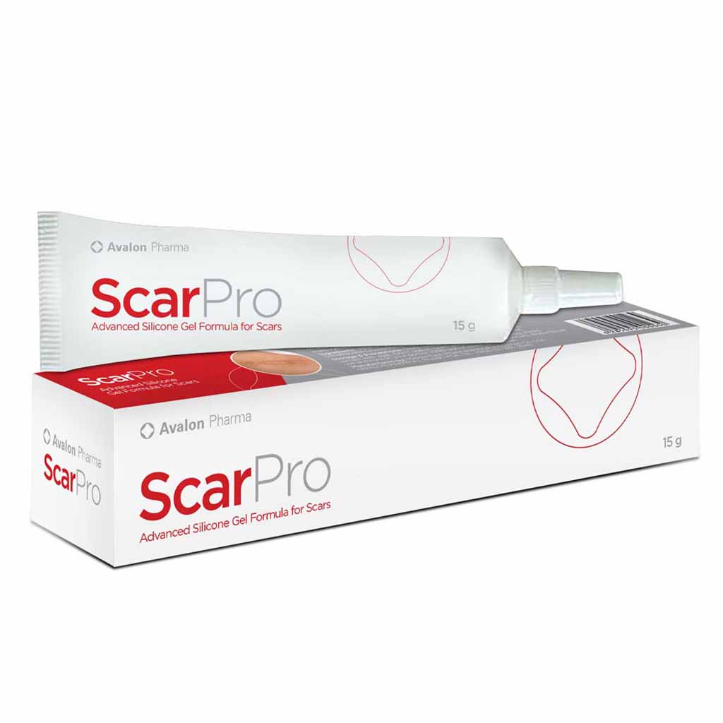ScarPro, Silicone Gel, Scar treatment gel for skin healing, 15g