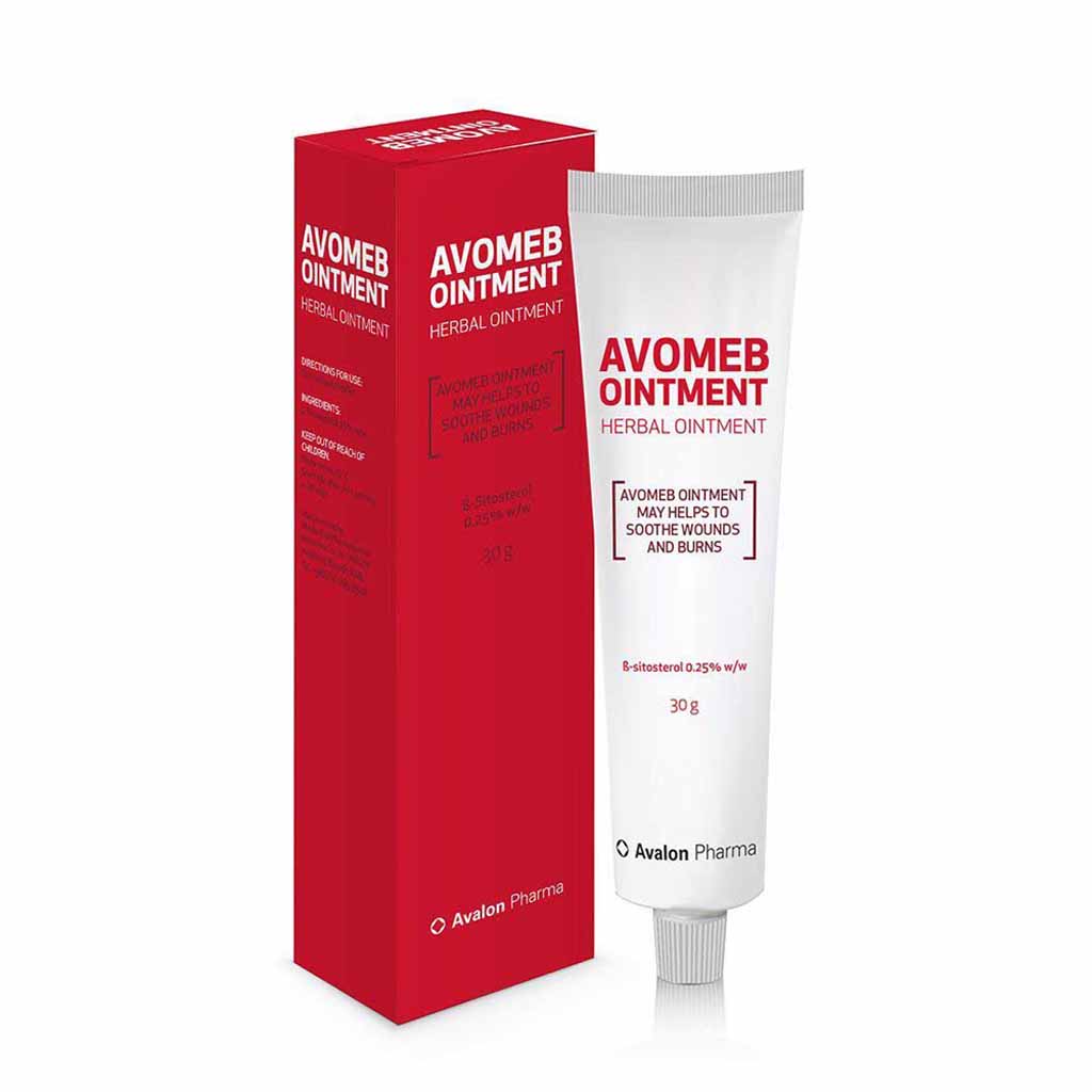 Avomeb, Extra ointment, Soothing ointment for skin irritation relief, 30 g