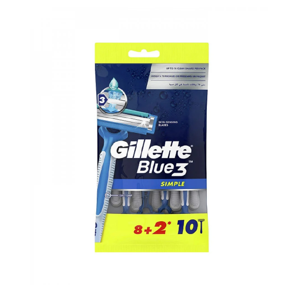 Gillete Blue 3 Razor 8+2'S