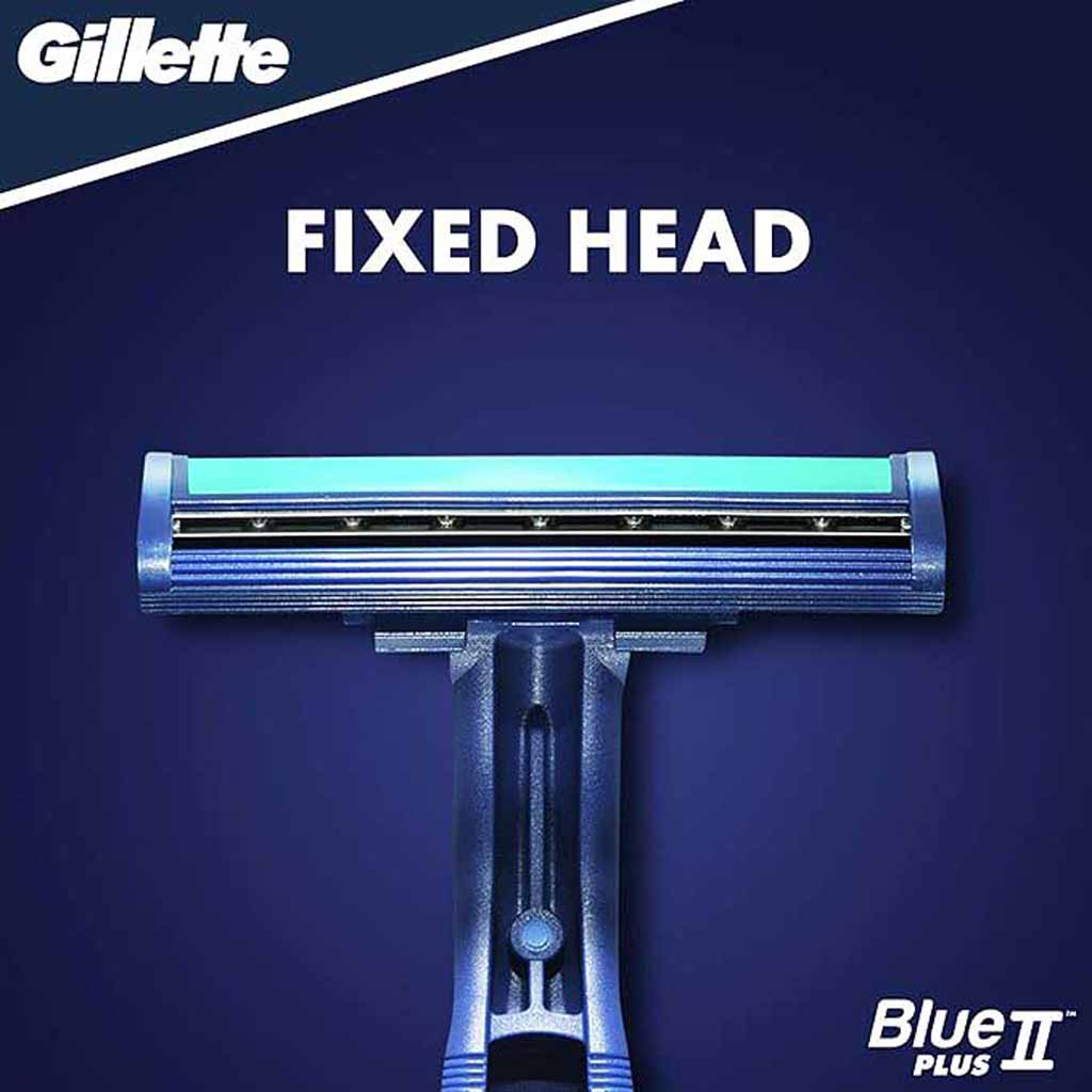 Gillette, Blue II Plus Ultra Grip Disposable Razors, Comfortable disposable razors with ultra grip, 15 pcs