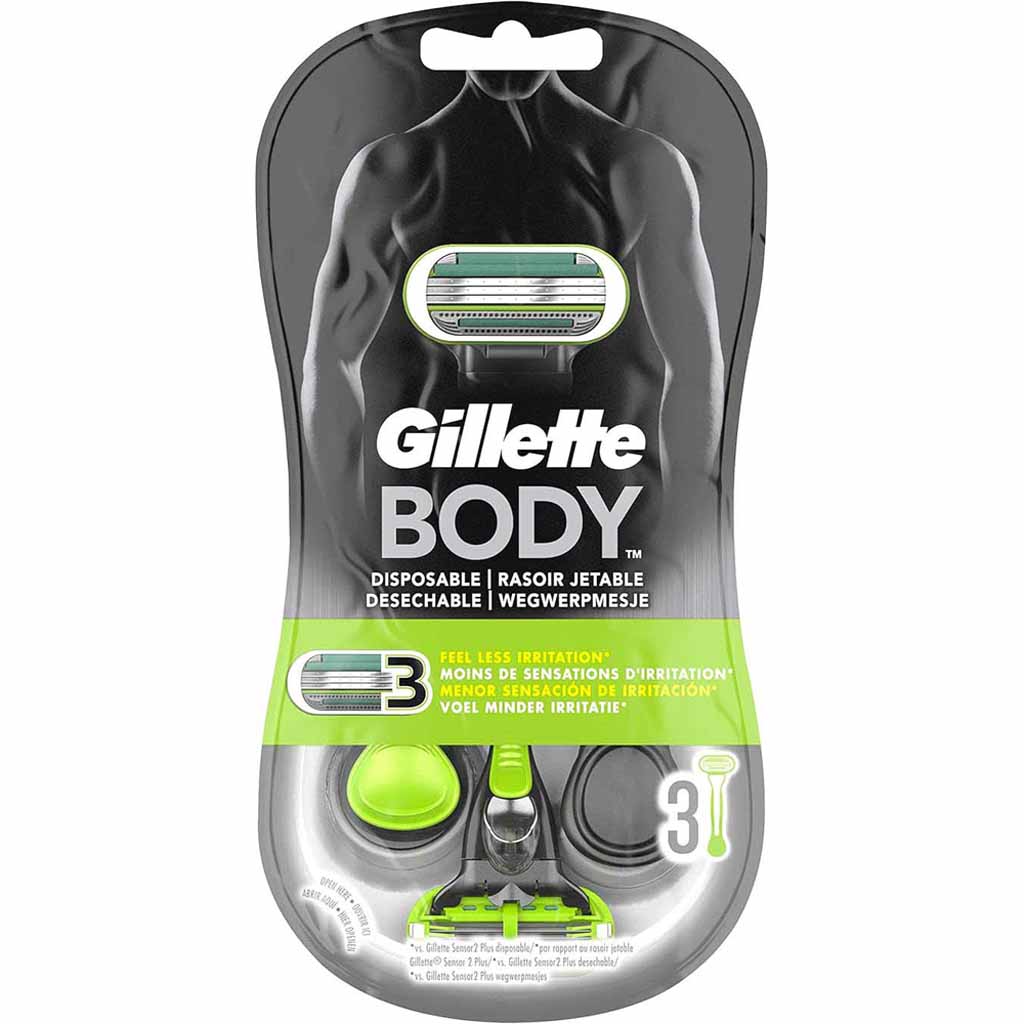 Gillette, Disposable Body Razors, Smooth disposable razors for body hair removal