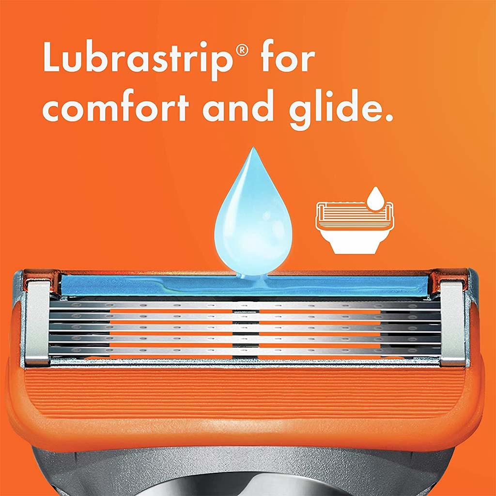 Gillette, Fusion 5 Manual Razor Blade Refill, Smooth Long-Lasting Shave Replacement Blades, 2 blades