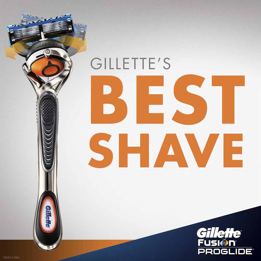Gillette, Fusion Proglide Razor Blades, Precision replacement razor blades for Fusion Proglide