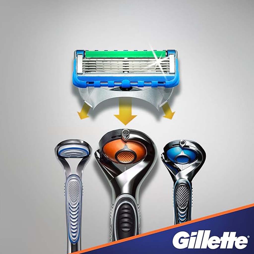 Gillette, Fusion 5 ProGlide Power Men's Razor Blades Refills, High-performance replacement blades for smooth shave