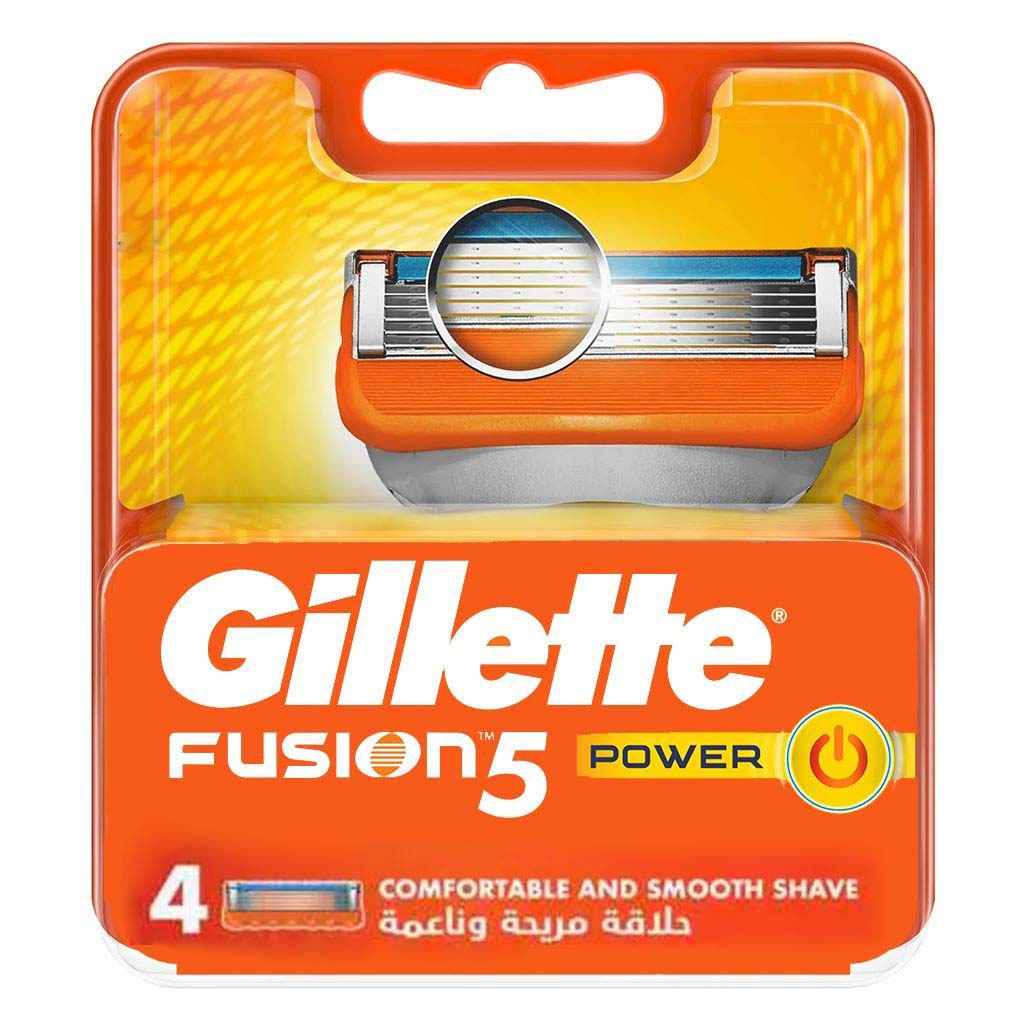 Gillette, Fusion 5 power razor blade refill, Replacement blades for perfect shave and beard shaping