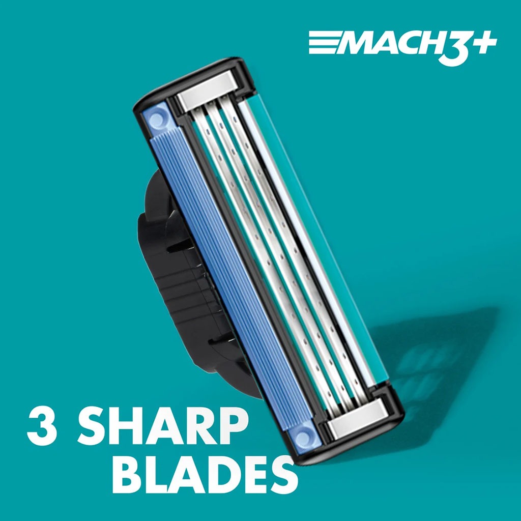 Gillette Mach3 Razor, Pack of 1 Handle + 2 Blades