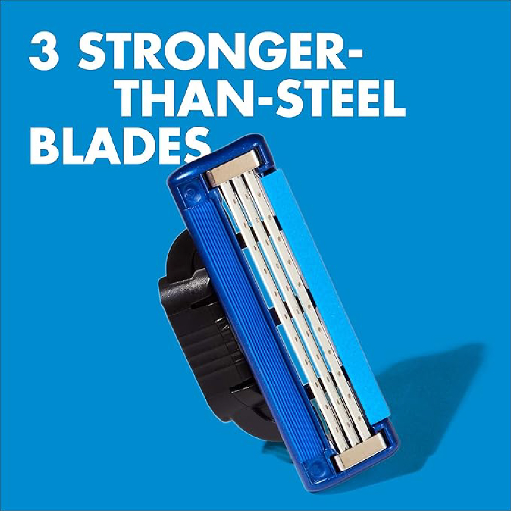 Gillette, Mach3 Turbo Razor, High-performance razor with 4 blades for close shave