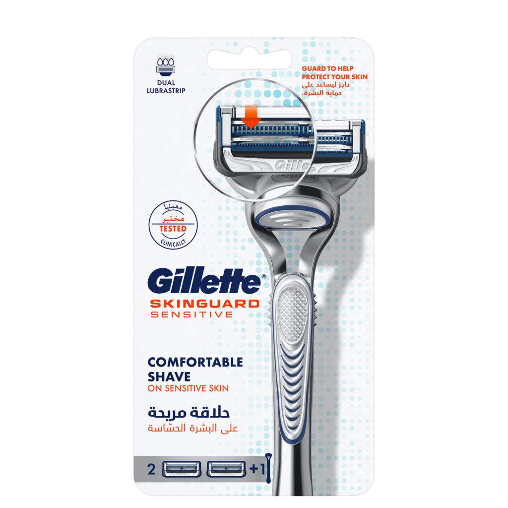 Gillette SkinGuard Razors for Men, Gillette Razor, 4 Count