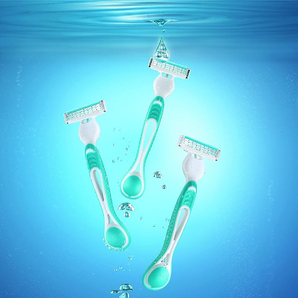 Gillette Venus Tropical Women's Disposable Razor, 3 Count