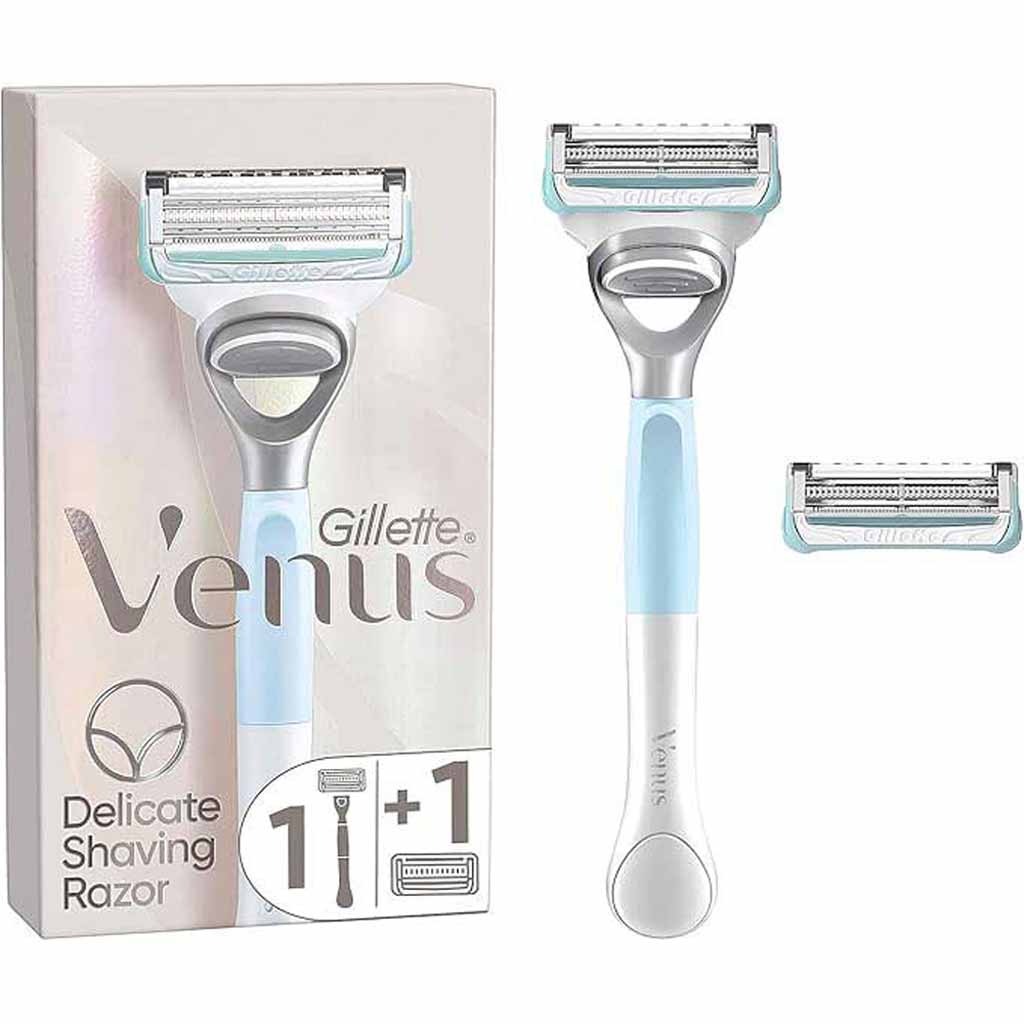 Gillette Venus Bikini Skin Care Women's Razor + 2 Razor Blade Refill with Precision Trimmer