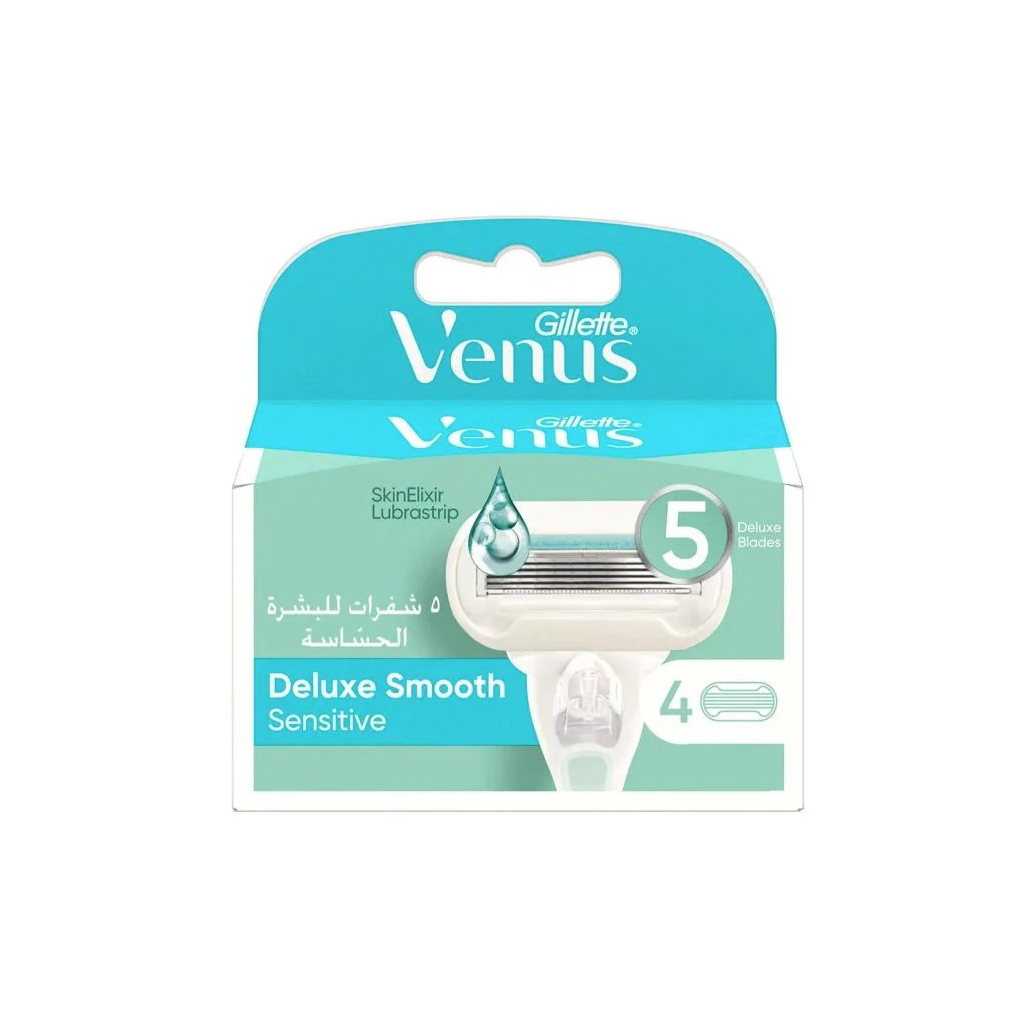 Gillette Venus Extra Smooth Womens Razor Blade Refills, 4 Count, Designed for a Close, Smooth Shave