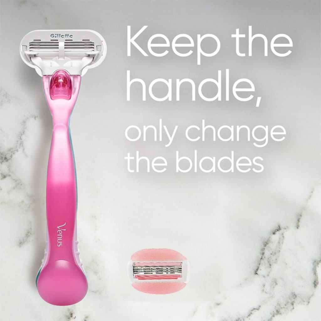 Gillette, Venus razor, Twin blade razor for smooth shaving