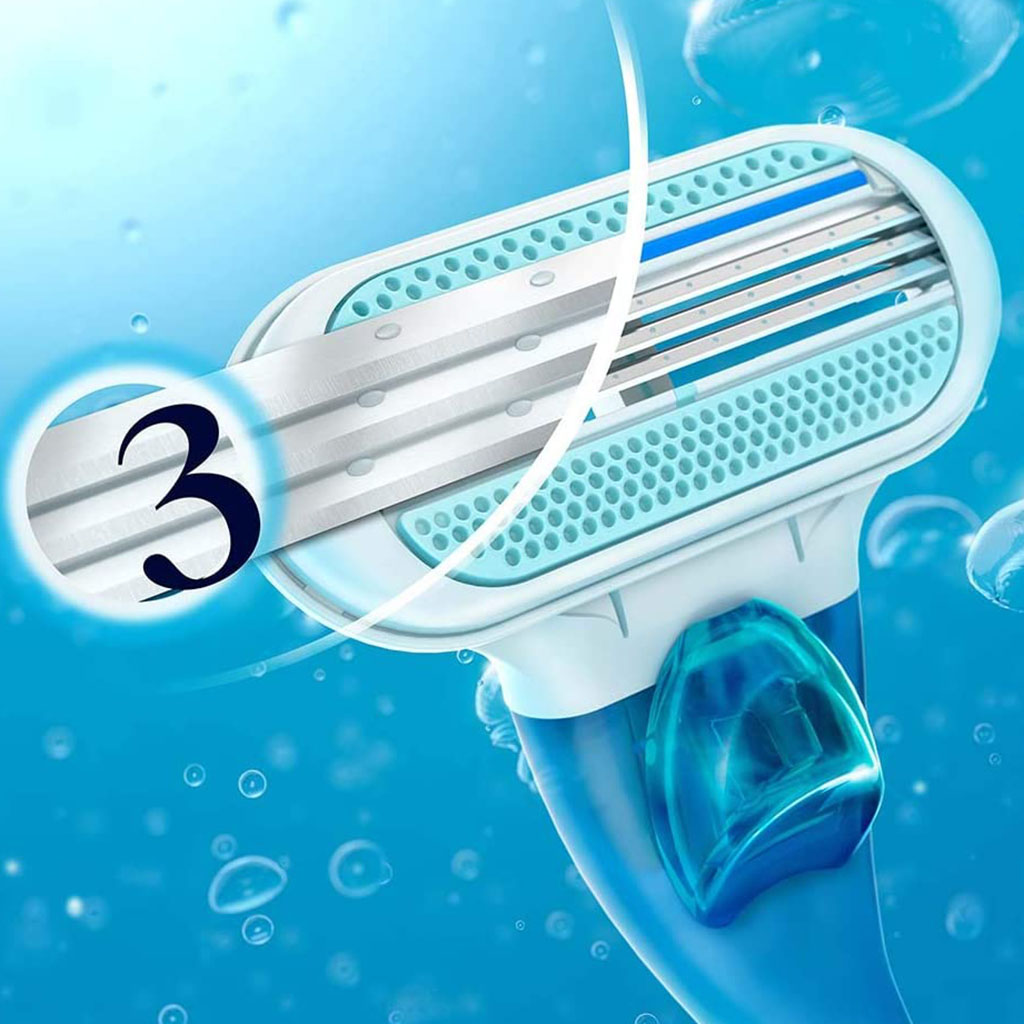 Gillette, Venus Passion Close & Clean Women's Razor Blade Refill, Smooth Replacement Blades for Women, 4 blades